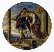 Julius Schnorr von Carolsfeld Siegfried's Departure from Kriemhild USA oil painting artist